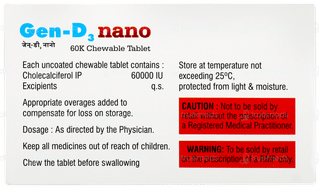 Gen D3 Nano Chewable Tablet 8