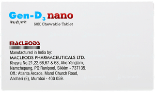 Gen D3 Nano Chewable Tablet 8