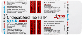 Gen D3 Nano Chewable Tablet 8