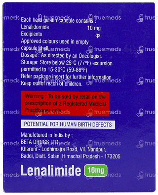 Lenalimide 10mg Capsule 10