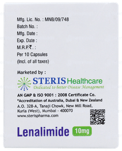 Lenalimide 10mg Capsule 10 Lenalimide 10mg Capsule 10