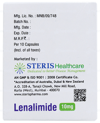 Lenalimide 10mg Capsule 10