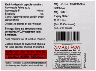 Itrocap 100 Capsule 10