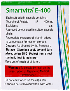 Smartvita E 400 Capsule 10