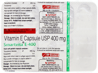 Smartvita E 400 Capsule 10