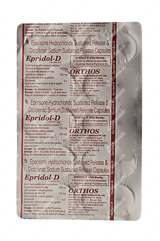 Epridol D 150/100 MG Capsule 10