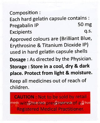 Pregabica 50 Capsule 10