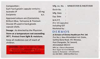 Acitros 10 Capsule 15