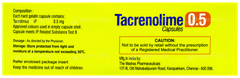 Tacrenolime 0.5 Capsule 10