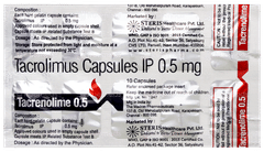 Tacrenolime 0.5 Capsule 10