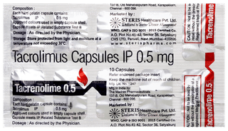 Tacrenolime 0.5 Capsule 10