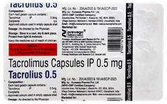 Tacrolius 0.5 Capsule 10