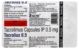 Tacrolius 0.5 Capsule 10