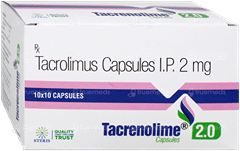 Tacrenolime 2.0 Capsule 10 Tacrenolime 2.0 Capsule 10