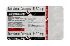 Tacrenolime 2.0 Capsule 10 Tacrenolime 2.0 Capsule 10