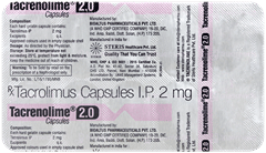 Tacrenolime 2.0 Capsule 10 Tacrenolime 2.0 Capsule 10