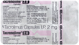 Tacrenolime 2.0 Capsule 10