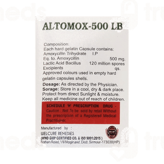 Altomox Lb 500 Mg/60 M Capsule 10