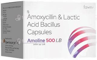 Amoline Lb 500 Mg/60 M Capsule 10