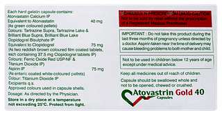 Atovastrin Gold 40 Capsule 15