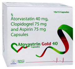 Atovastrin Gold 40 Capsule 15
