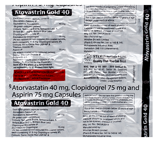 Atovastrin Gold 40 Capsule 15