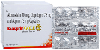 Ecosprin Gold 40 Capsule 15