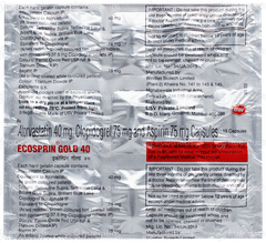 Ecosprin Gold 40 Capsule 15