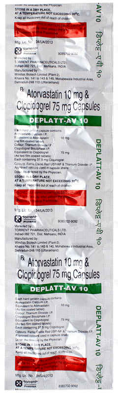 Deplatt Av 10 Capsule 10