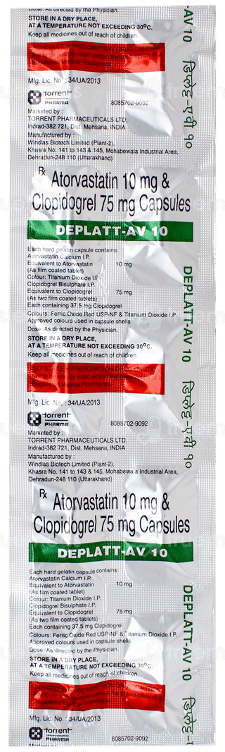 Deplatt Av 10 Capsule 10