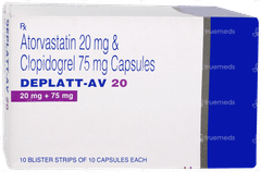 Deplatt Av 20 Capsule 10 Deplatt Av 20 Capsule 10
