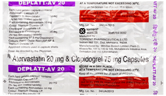 Deplatt Av 20 Capsule 10 Deplatt Av 20 Capsule 10