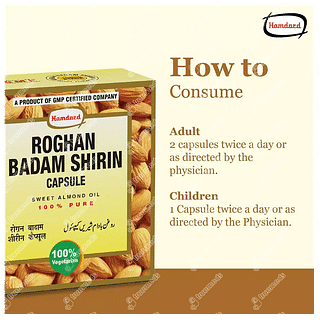 Hamdard Rogan Badam Shirin Capsule 60