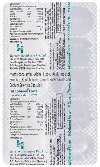 M Cobaren Forte Capsule 10