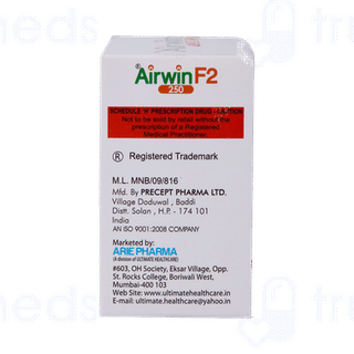 Airwin F2 6/250 MCG Capsule 30