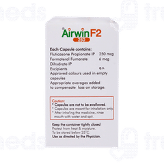 Airwin F2 6/250 MCG Capsule 30