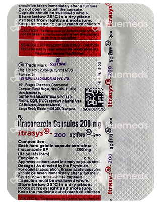 Itrasys 200 MG Capsule 4