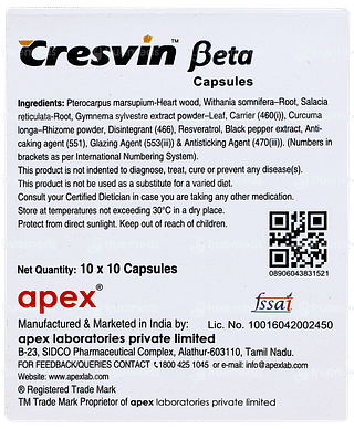 Cresvin Beta Capsule 10