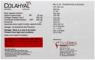 Colahyal Capsule 10