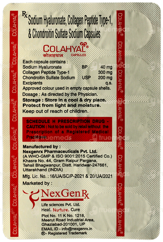 Colahyal Capsule 10