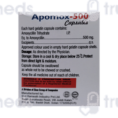 Apomox 500 MG Capsule 10 Apomox 500 MG Capsule 10