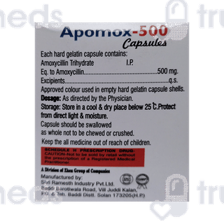 Apomox 500 MG Capsule 10