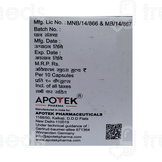 Apomox 500 MG Capsule 10