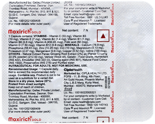 Maxirich Gold Capsule 7