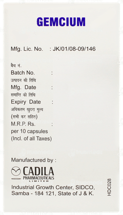 Gemcium Capsule 10