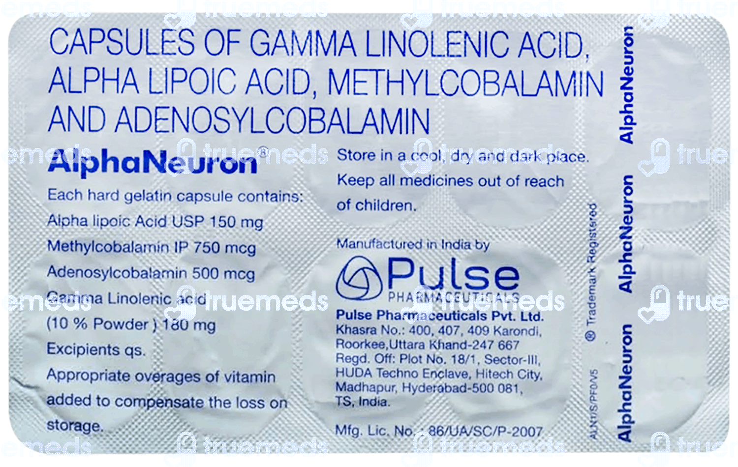 Alphaneuron Hard Gelatine Capsule 10 Uses, Side Effects, Dosage