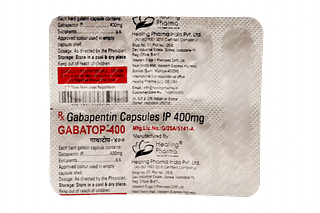 Gabatop 400 MG Capsule 10