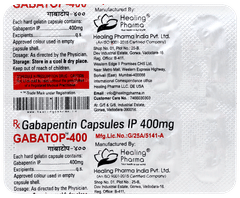 Gabatop 400 Capsule 10
