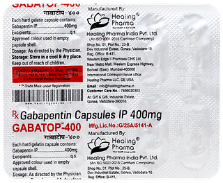 Gabatop 400 Capsule 10