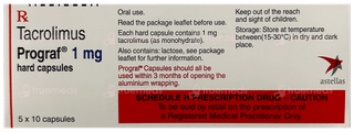 Prograf 1Mg Capsule 10